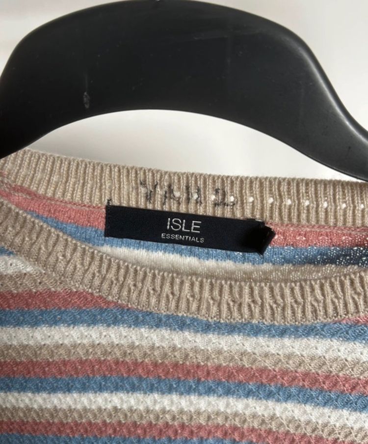 Isle Essentials Striped Sweater obraz 3