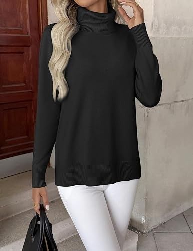 Black Turtleneck Sweater image 4