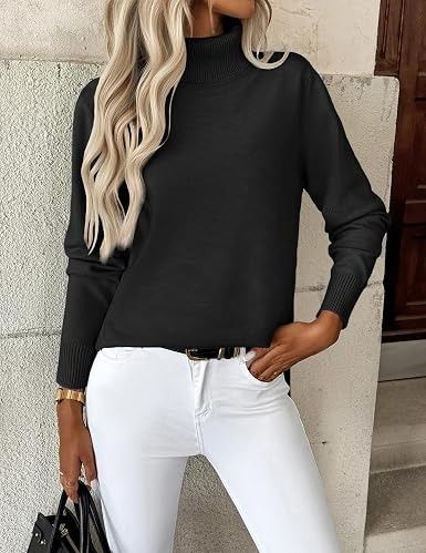 Black Turtleneck Sweater image 3