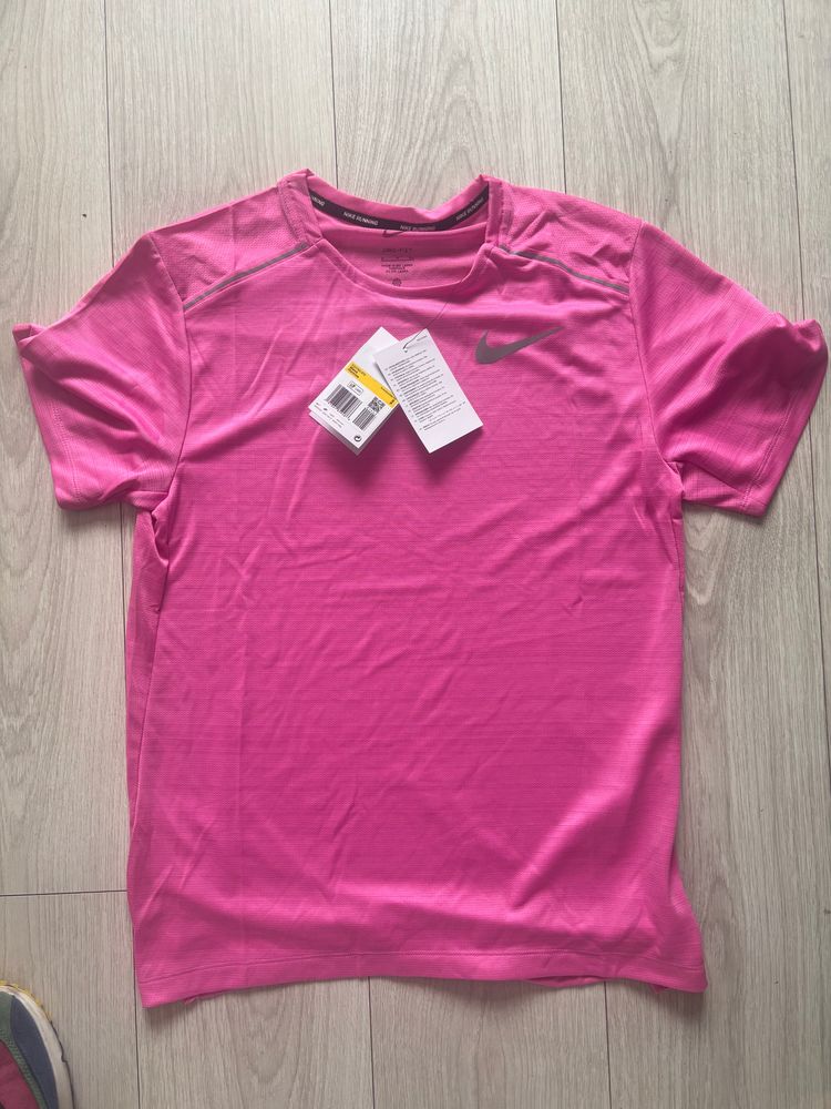 Nike miler Pink Short Sleeve T-Shirt
