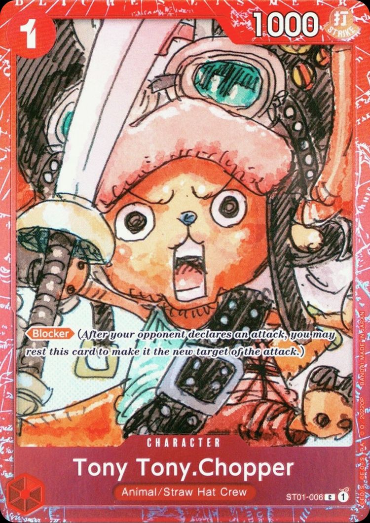 Tony Tony Chopper ST01-006 - Red Film Collection - ENG imagen 1