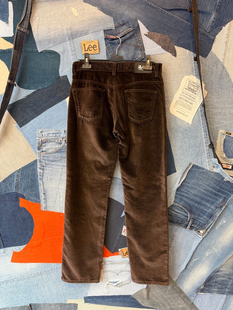 Dolce & Gabbana J&Ans Brown Velvet Jeans