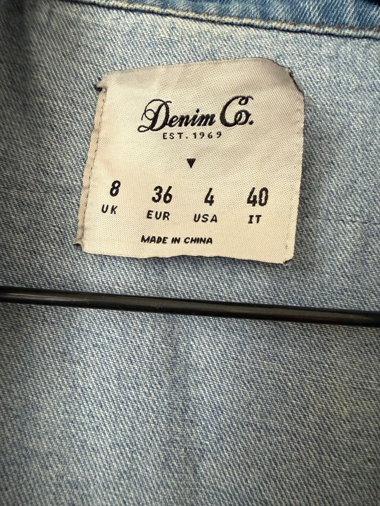 Denim Co. Denim Jacket With Embroidered Back Panel 3