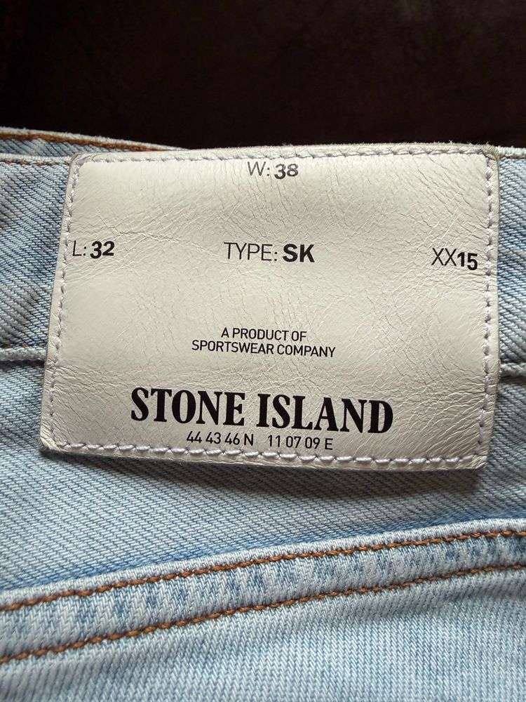 Stone Island Light Blue Denim Jeans image 3
