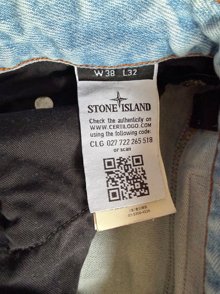 Stone Island Light Blue Denim Jeans image 4