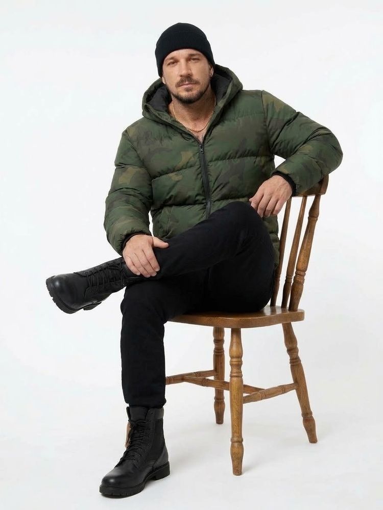 Green Camo Puffer Jacket image 4