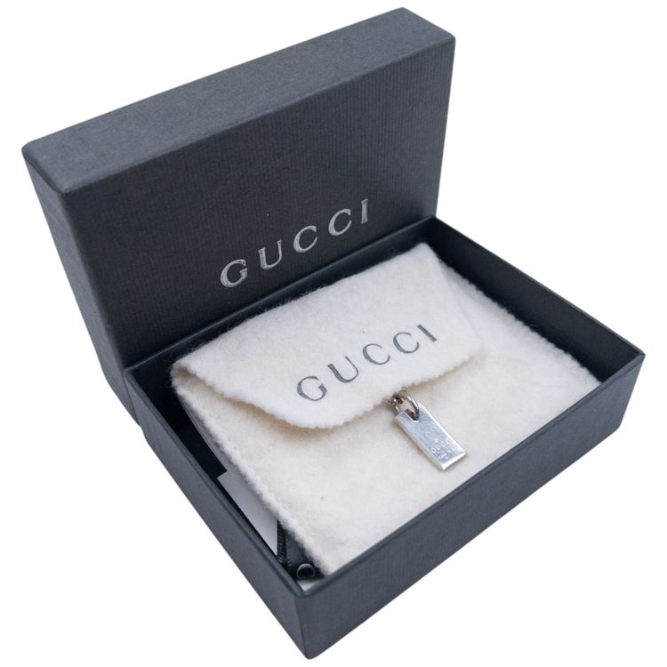 Vintage 2000s Gucci Silver Pendent Anklet image 8