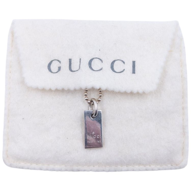 Vintage 2000s Gucci Silver Pendent Anklet image 2