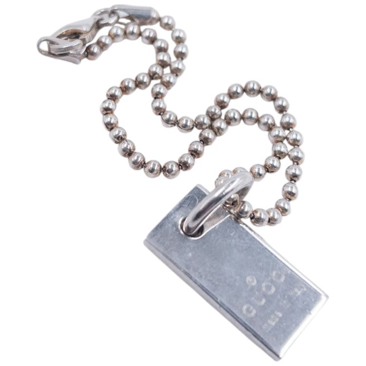 Vintage 2000s Gucci Silver Pendent Anklet image 5