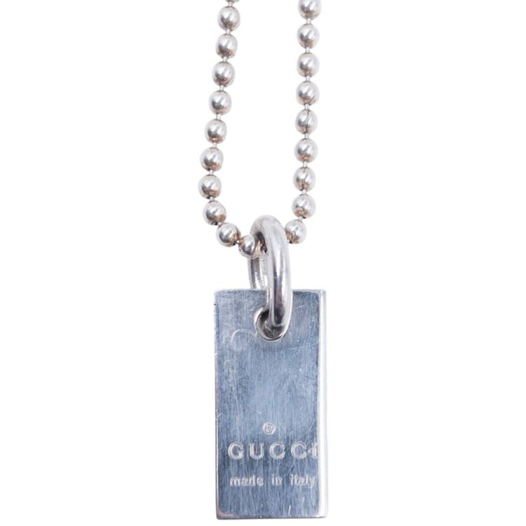 Vintage 2000s Gucci Silver Pendent Anklet image 6
