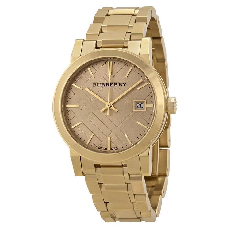 Burberry Burberry Women’s Watch Stainless Steel Gold Strap With Gold Dial BU9134 The City product image