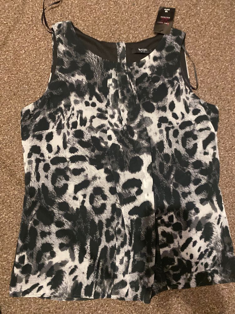 Wallis Working solutions Sleeveless Animal Print Top product image