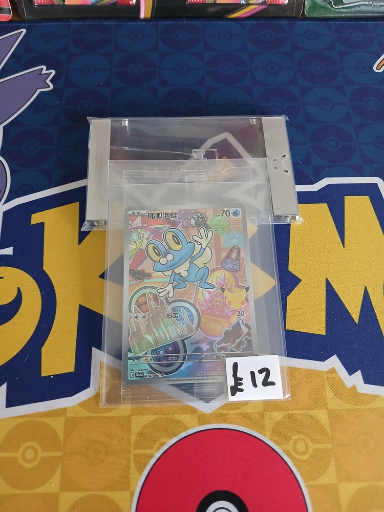 Froakie promo card and case