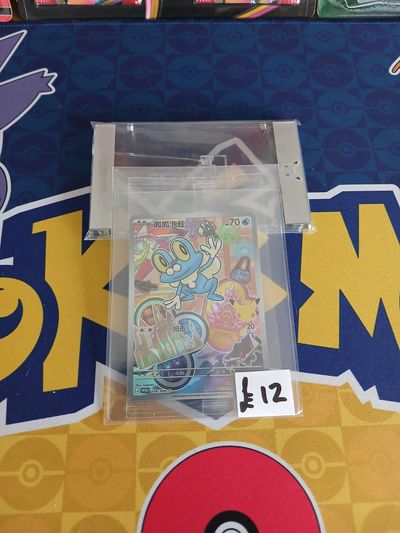 Froakie promo card and case