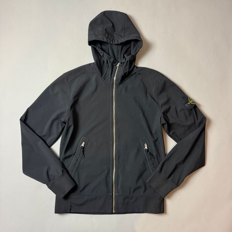 Stone Island Black Soft Shell R - Large