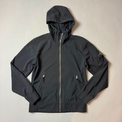 Stone Island Black Soft Shell R - Large