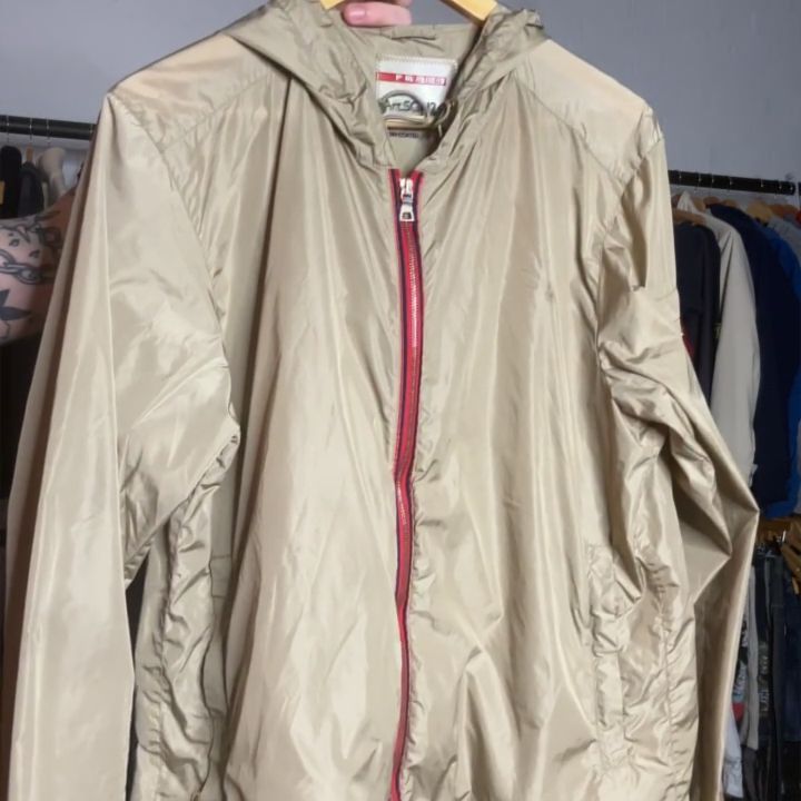 Prada prada gold nylon jacket xl product image