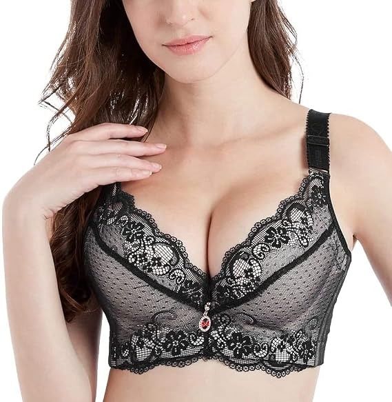 Black Lace Bra