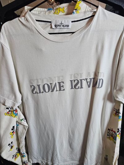 Stone Island White T-Shirt