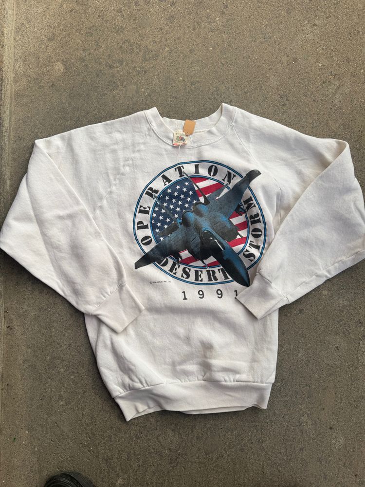 Other white sweatshirt with Operation Desert Storm graphic product image