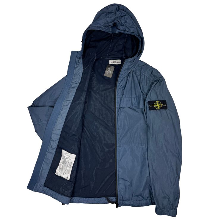 Chaqueta Garment Dyed Crinkle Reps R-NY Azul - talla L image 5