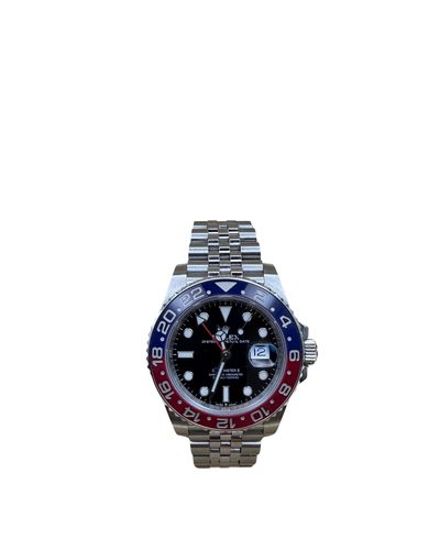 Rolex Orologio GMT-Master II Pepsi 126710BLRO Acciaio Ghiera Blu e Rossa — Pre-owned
