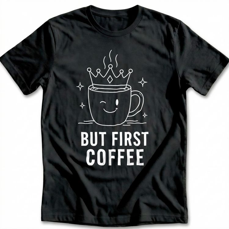 But First Coffee T-Shirt AU image 3
