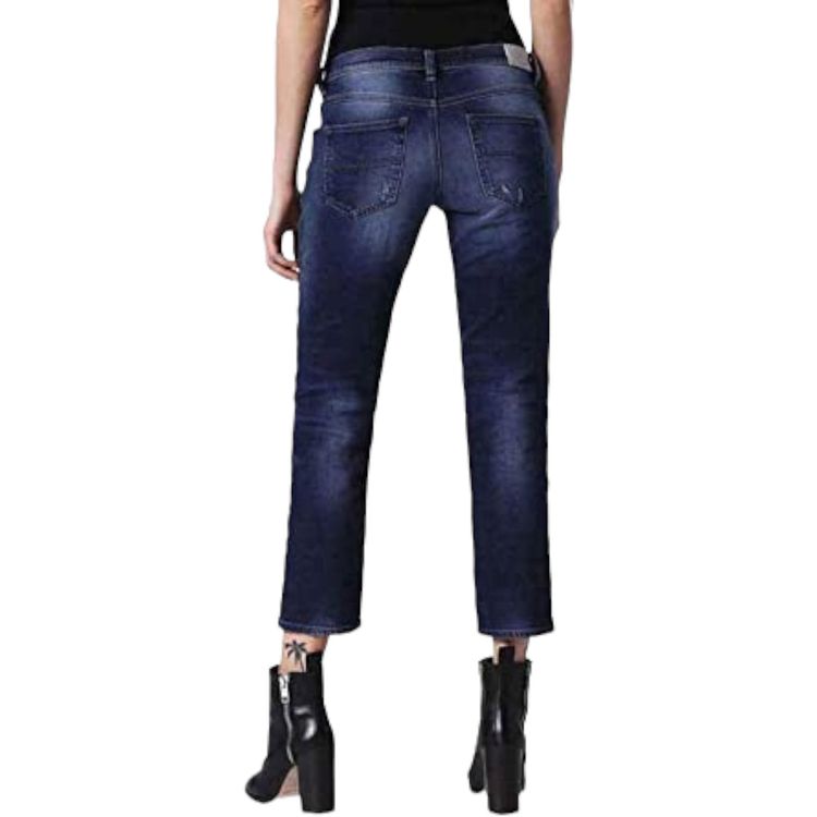 DIESEL BELTHY ANKLE 084IJ Womens Jeans Regular Slim Straight Low Waist Fit Pants 6