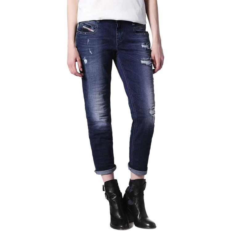 DIESEL BELTHY ANKLE 084IJ Womens Jeans Regular Slim Straight Low Waist Fit Pants 5