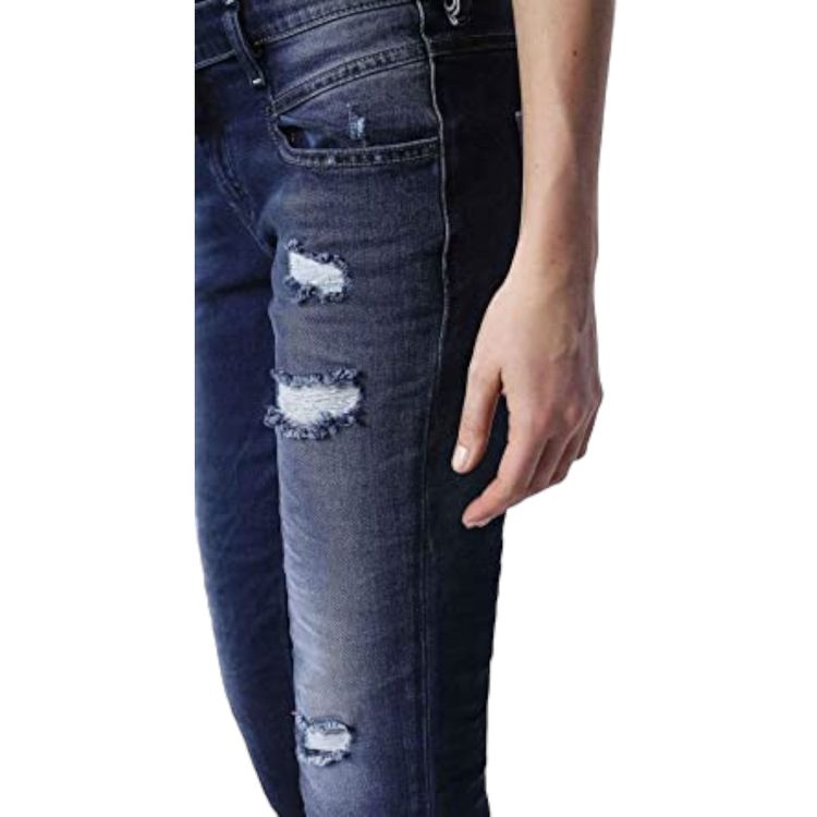 DIESEL BELTHY ANKLE 084IJ Womens Jeans Regular Slim Straight Low Waist Fit Pants 2
