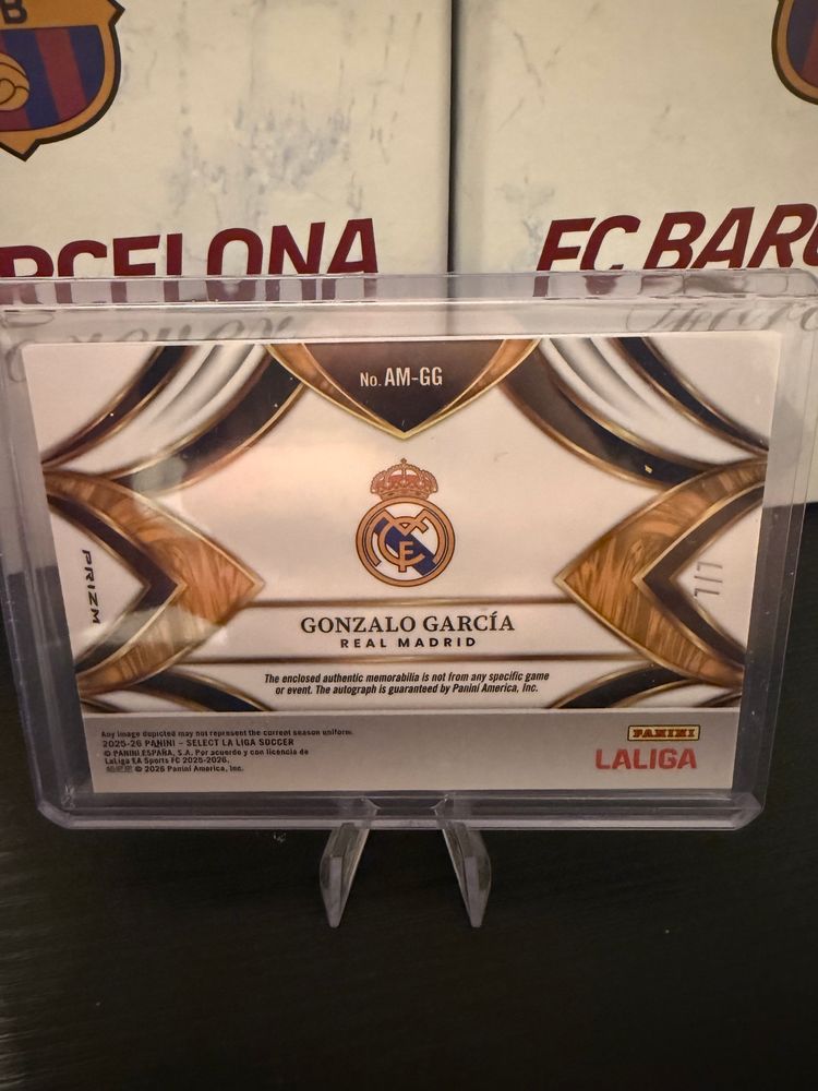 Gonzalo Garcia Real Madrid auto parece tye die 7/7 2