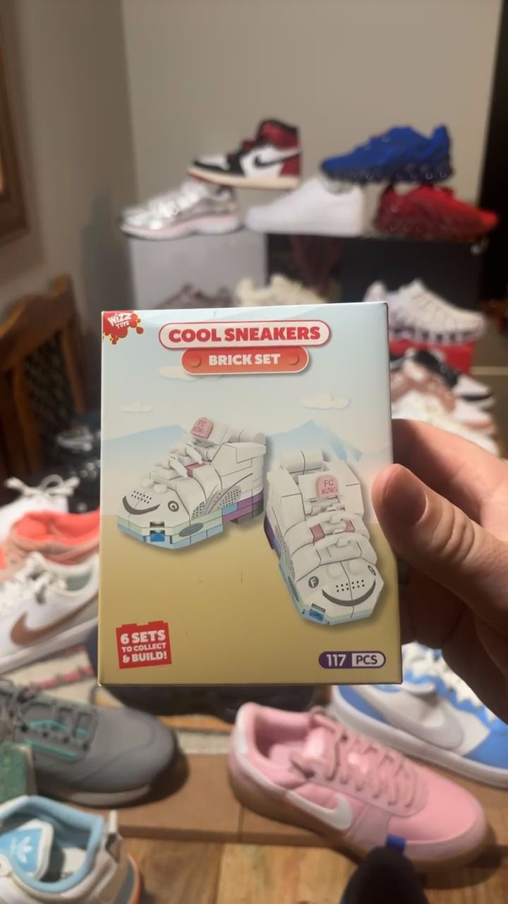 Set cool sneakers brick set 3years plus 117 pcs product image