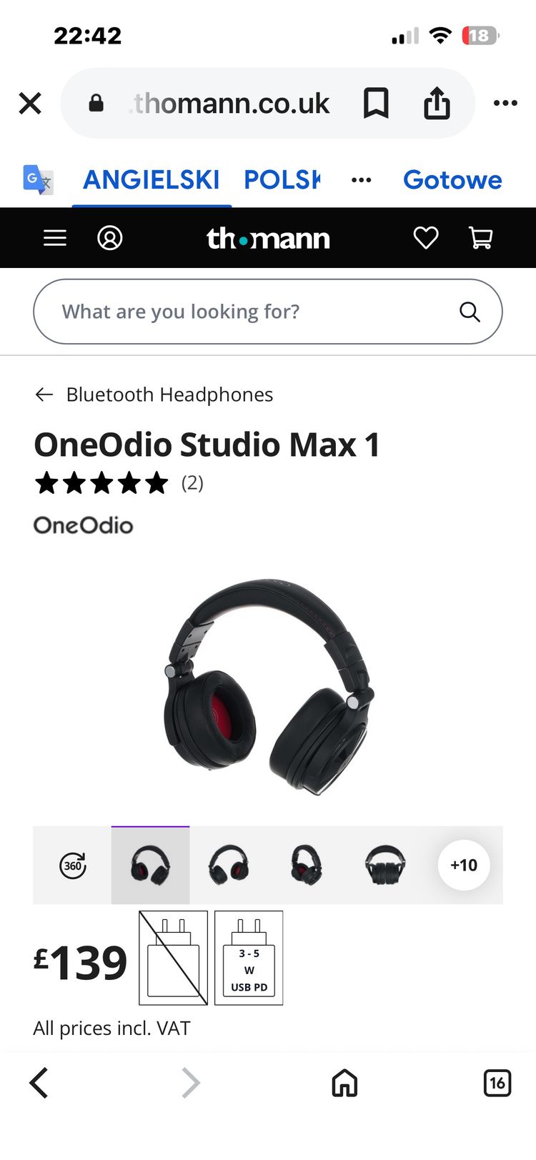 NEW OneOdio Fusion A71 Hi-Res DJ Headphones, Full Box, Extra Cables Included, Studio Quality Sound, Deep Bass, Ready to Gaming/DJ/Music image 5