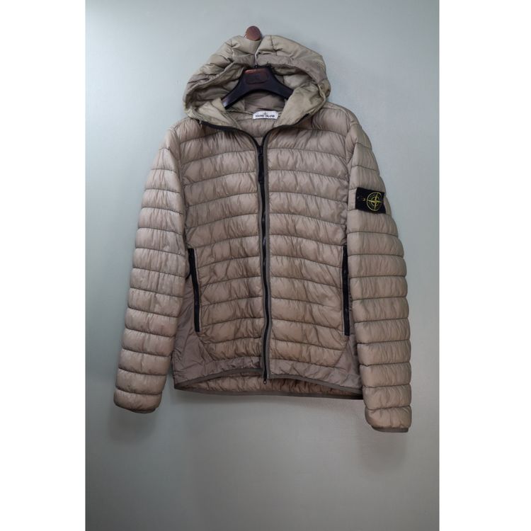Stone Island Khaki Micro Yarn Down Jacket