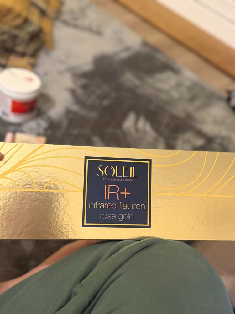 Soleil Ir+ Infrared Flat Iron Rose Gold
