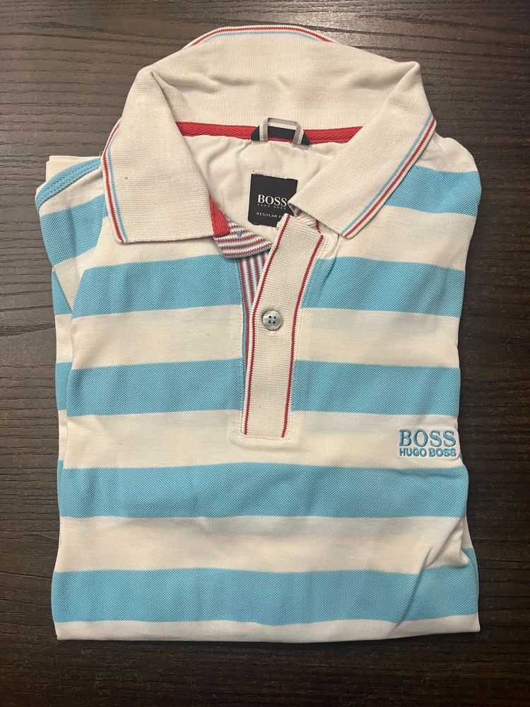 Immagine di Hugo Boss Striped Polo Shirt 2