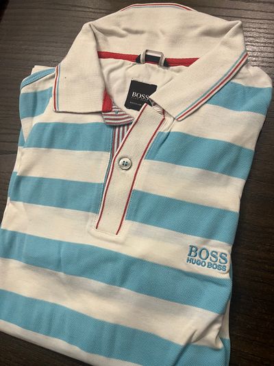 Hugo Boss Striped Polo Shirt