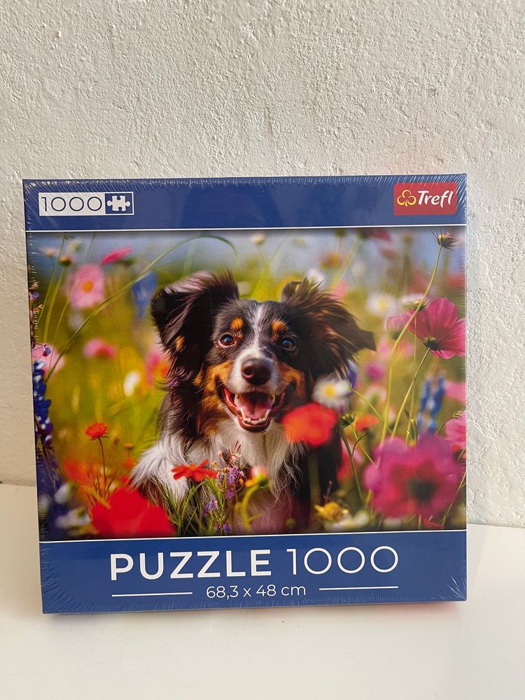 19-69 Puzzle 1000 z psem na łące  product image