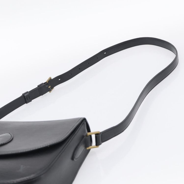 LOUIS VUITTON Epi Saint Cloud GM Shoulder Bag Black Noir M52192 LV Auth 210765A - Jerrillo image 8