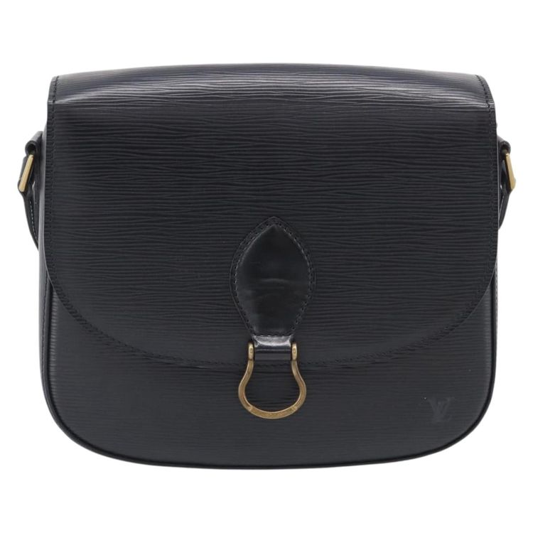 LOUIS VUITTON Epi Saint Cloud GM Shoulder Bag Black Noir M52192 LV Auth 210765A - Jerrillo image 2