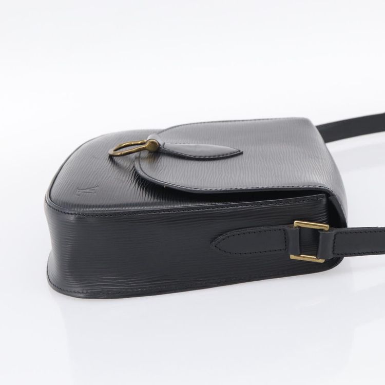 LOUIS VUITTON Epi Saint Cloud GM Shoulder Bag Black Noir M52192 LV Auth 210765A - Jerrillo image 5