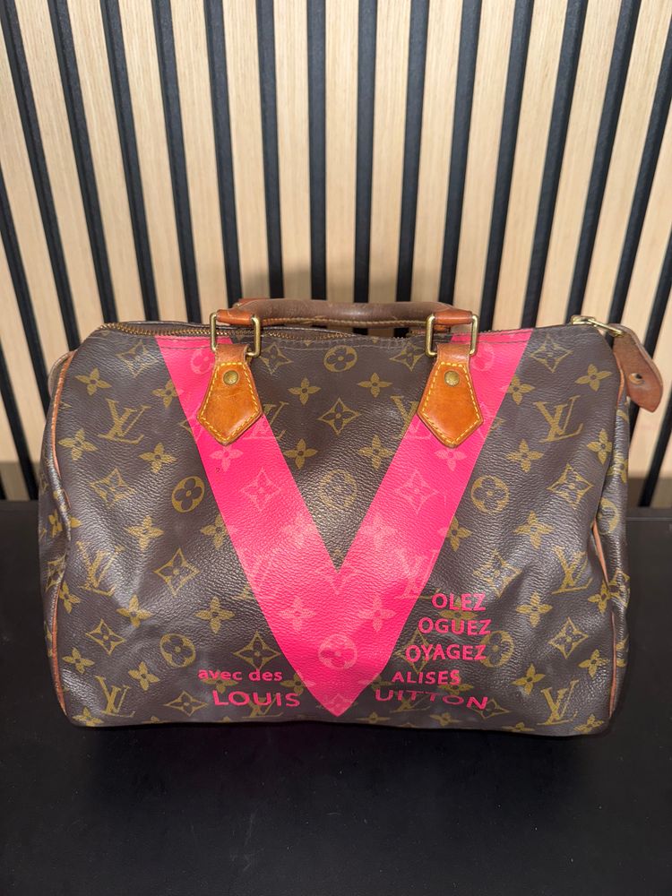 B59 Louis Vuitton Speedy 30 Pink Limited Edition