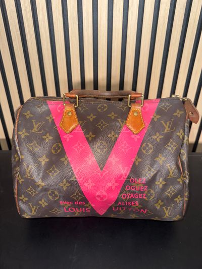 B59 Louis Vuitton Speedy 30 Pink Limited Edition