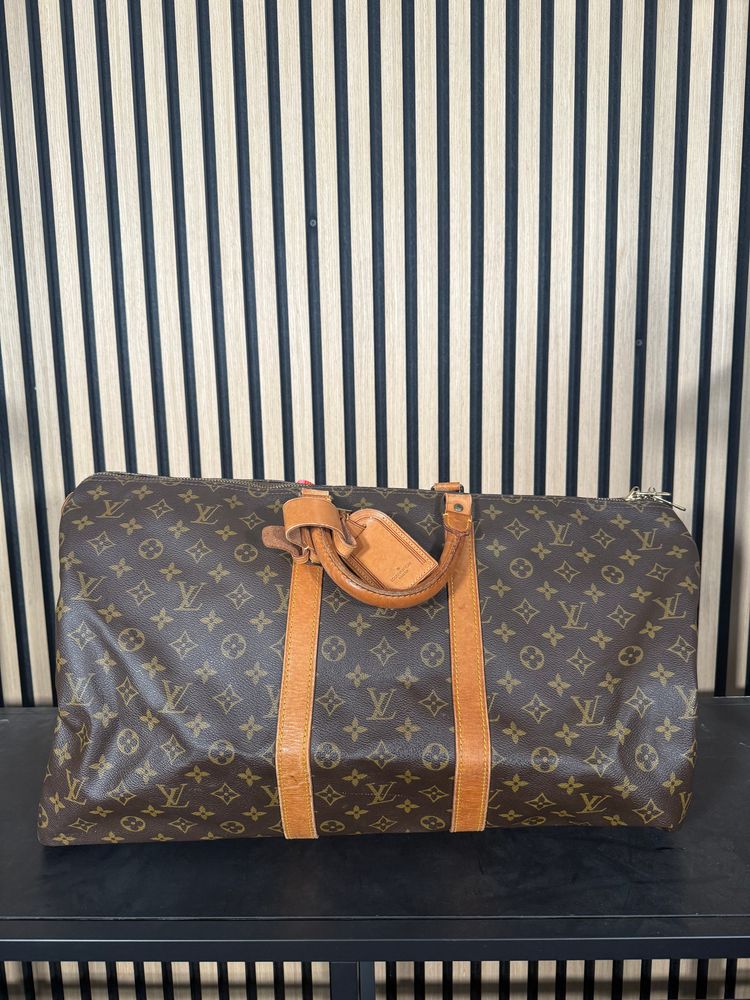 B87 Louis Vuitton Keepal 55 Monogram