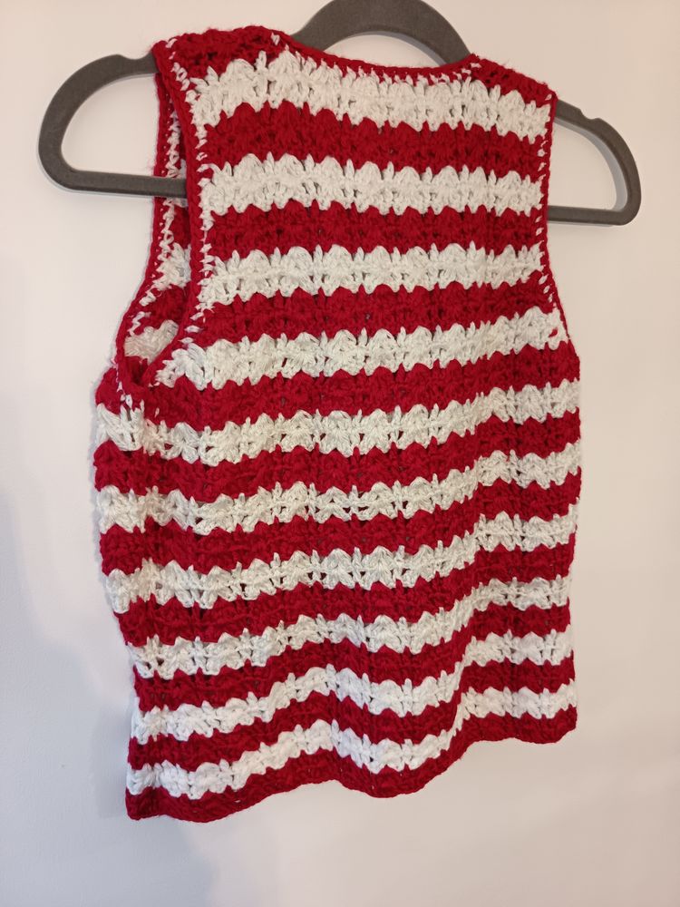 Crocheted Sleeveless Top 2