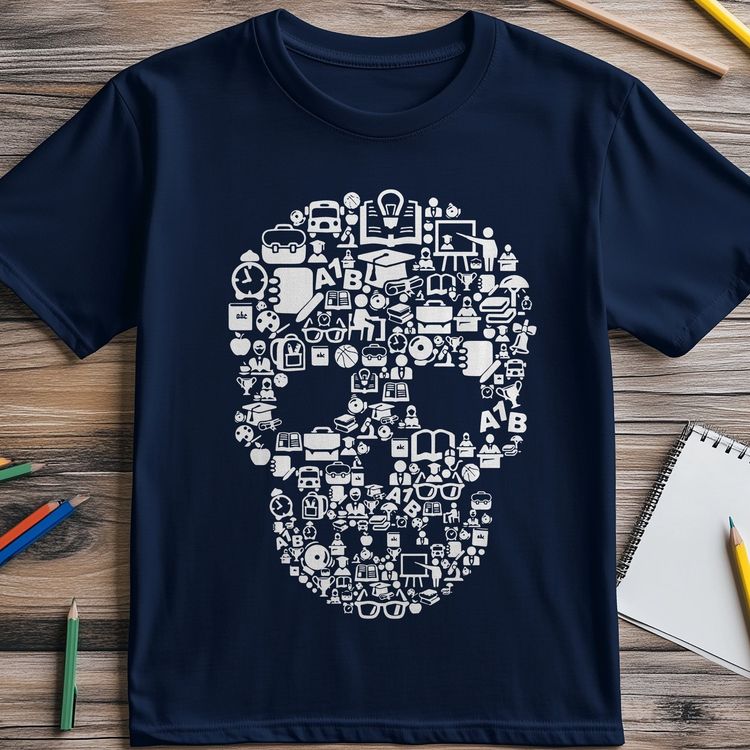 End of School Skull T-Shirt AU 7