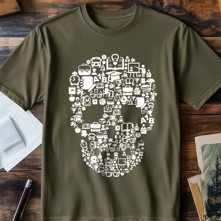 End of School Skull T-Shirt AU