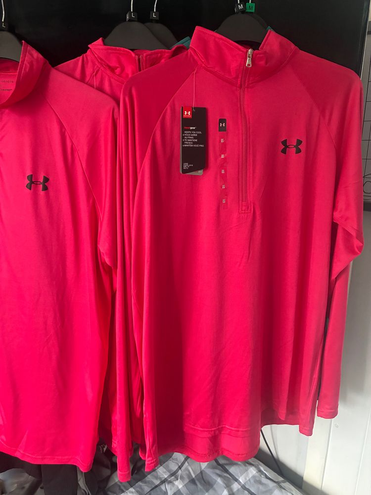 Under Armour Under Armour Pink Quarter-Zip Long Sleeve Top product image