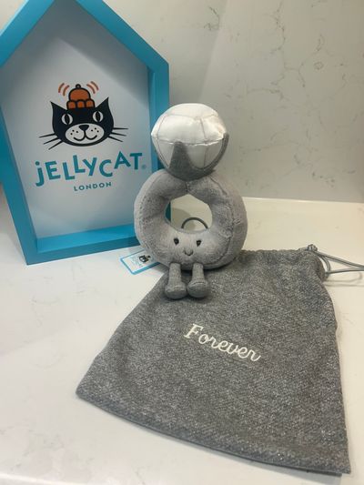 Jellycat Amuseables Diamond Ring with bag VGC