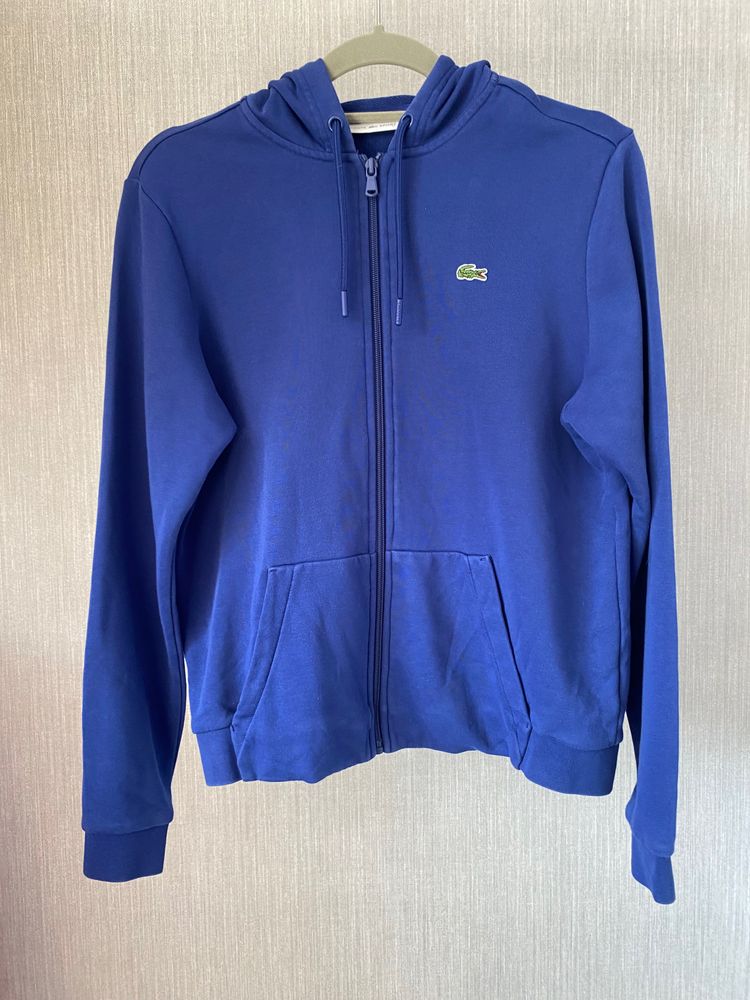 Lacoste Sport Blue Zip-Up Hoodie